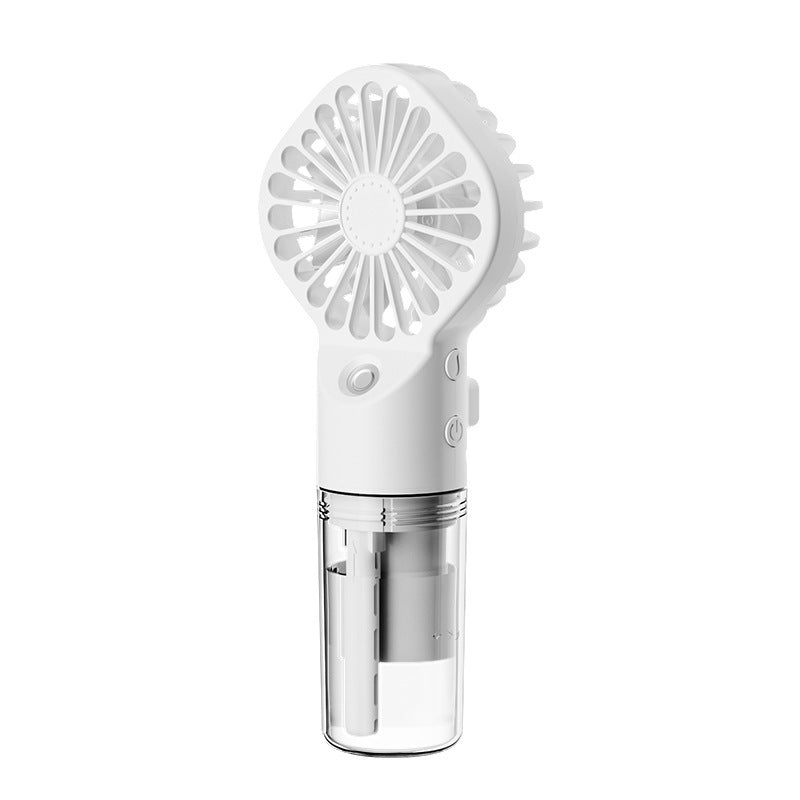 Handheld fan with water mist ❄️
