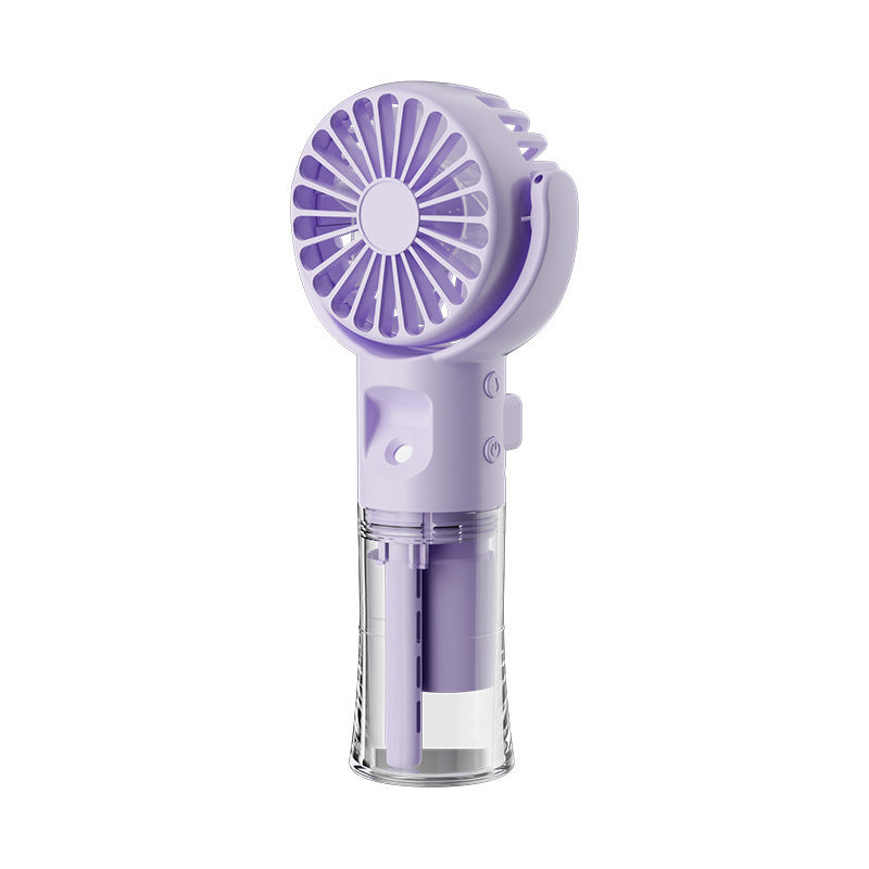 Handheld fan with water mist ❄️