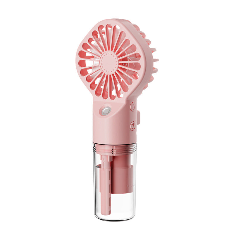 Handheld fan with water mist ❄️