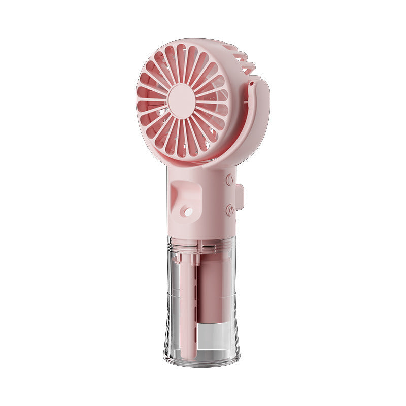 Handheld fan with water mist ❄️